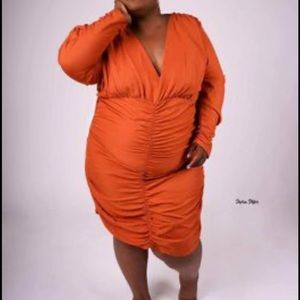 Burnt Orange 3x dress